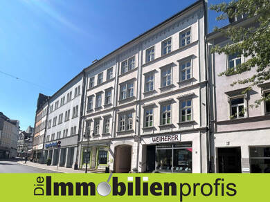 Wohnung zur Miete 695 € 3 Zimmer 110 m² 3. Geschoss frei ab sofort Ludwigstraße 52 Innenstadt Hof 95028