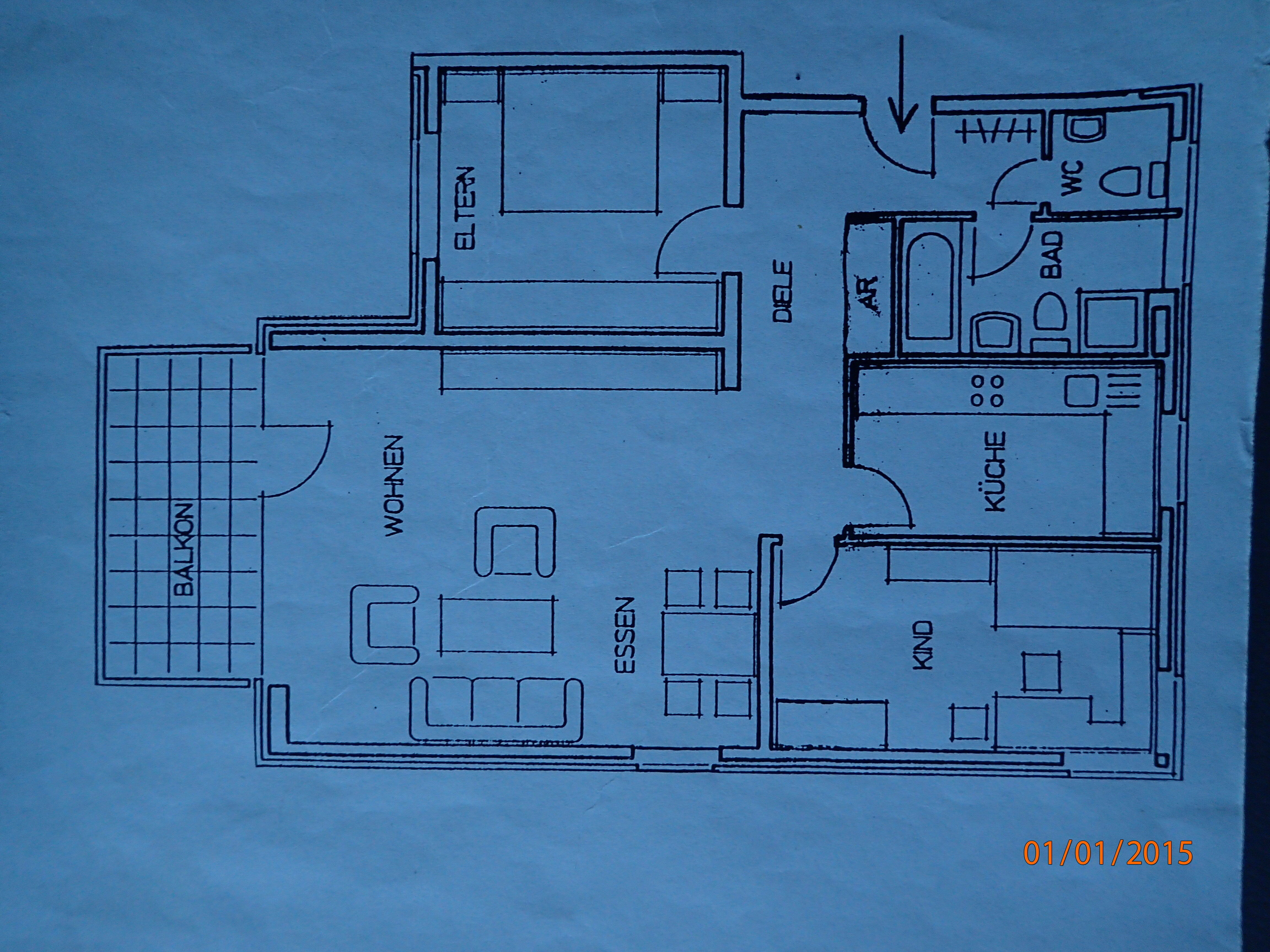 Wohnung zum Kauf provisionsfrei 253.000 € 3 Zimmer 84,4 m²<br/>Wohnfläche 1.<br/>Geschoss ab sofort<br/>Verfügbarkeit Schrievers Mönchengladbach 41239