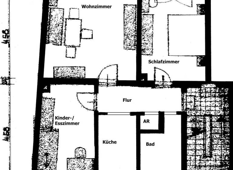 Wohnung zur Miete 850 € 3 Zimmer 70 m² 1. Geschoss frei ab sofort Wöhrd Nürnberg 90489
