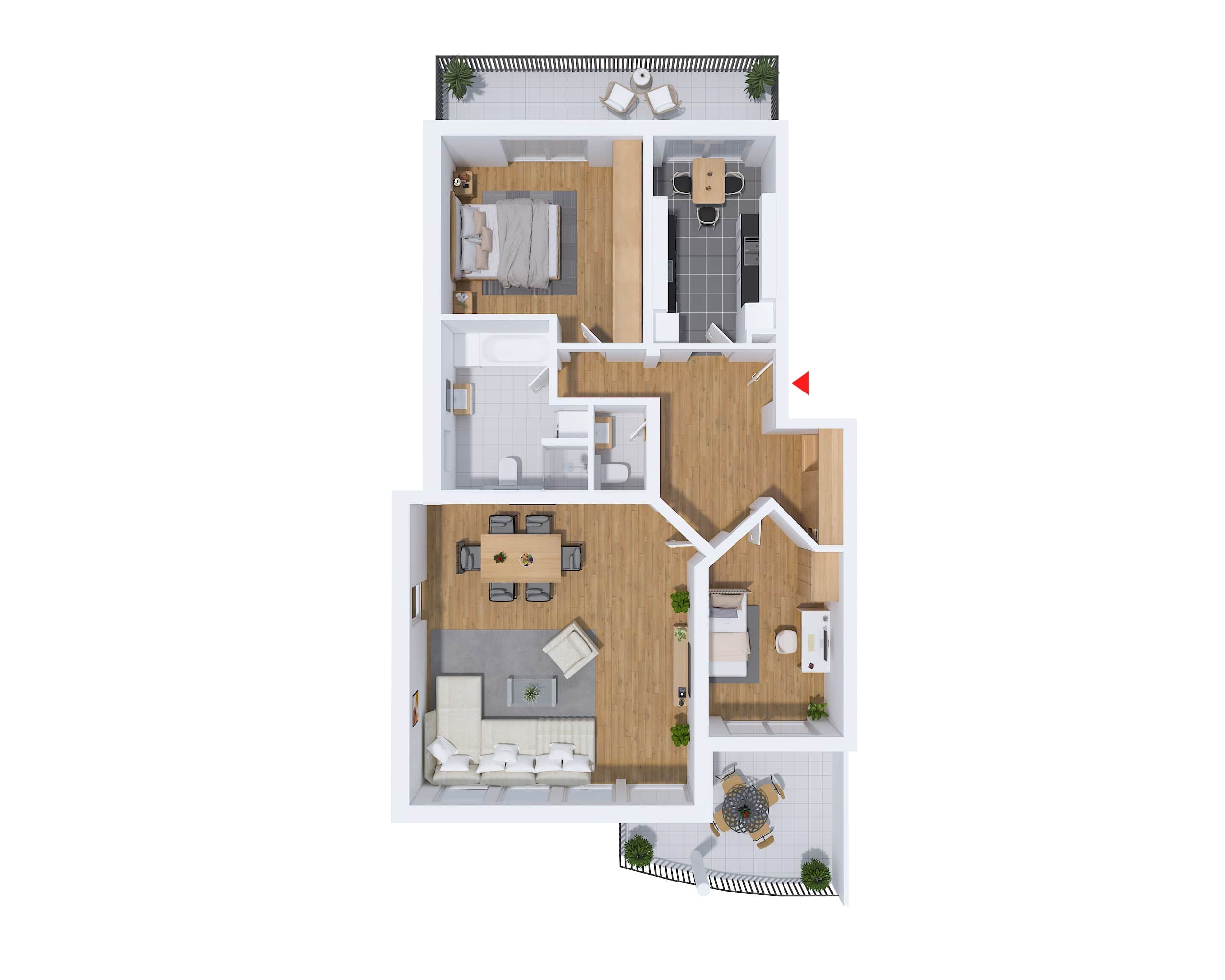 Wohnung zum Kauf 399.000 € 3 Zimmer 110 m²<br/>Wohnfläche 1.<br/>Geschoss Süd Hildesheim 31134