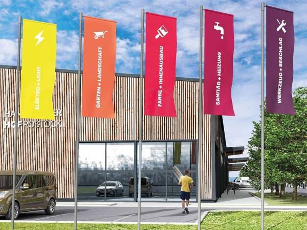 Lagerhalle zur Miete - Erstbezug 14,50 € 2.473 m² Lagerfläche teilbar ab 160 m² Schmarl Rostock 18069