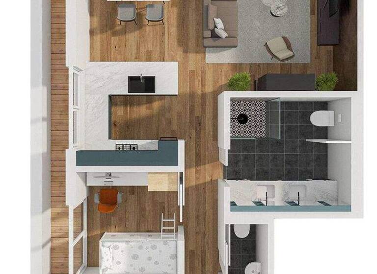 Penthouse zum Kauf - Erstbezug provisionsfrei 566.700 € 3,5 Zimmer 86,6 m² 3. Geschoss Kochendorf Bad Friedrichshall 74177