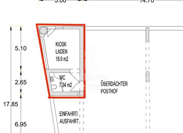 Laden zur Miete provisionsfrei 400 € 27 m² Verkaufsfläche Tuttlingen 78532