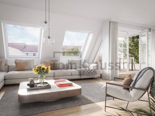 Terrassenwohnung zum Kauf - Neubau 657.000 € 3 Zimmer 80 m² EG Wien 1020