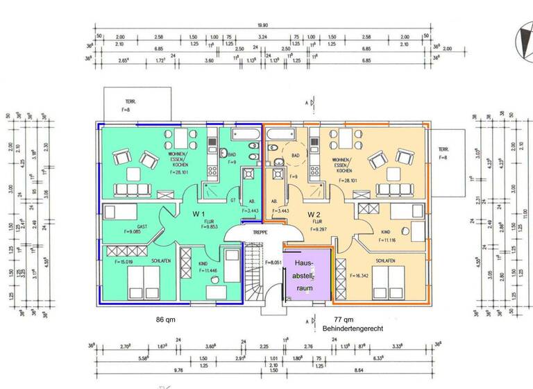 Mehrfamilienhaus zum Kauf provisionsfrei als Kapitalanlage geeignet 1.490.000 € 20 Zimmer 403 m² 643 m² Grundstück Feldstraße 30 Mitte Petershagen/Eggersdorf 15345