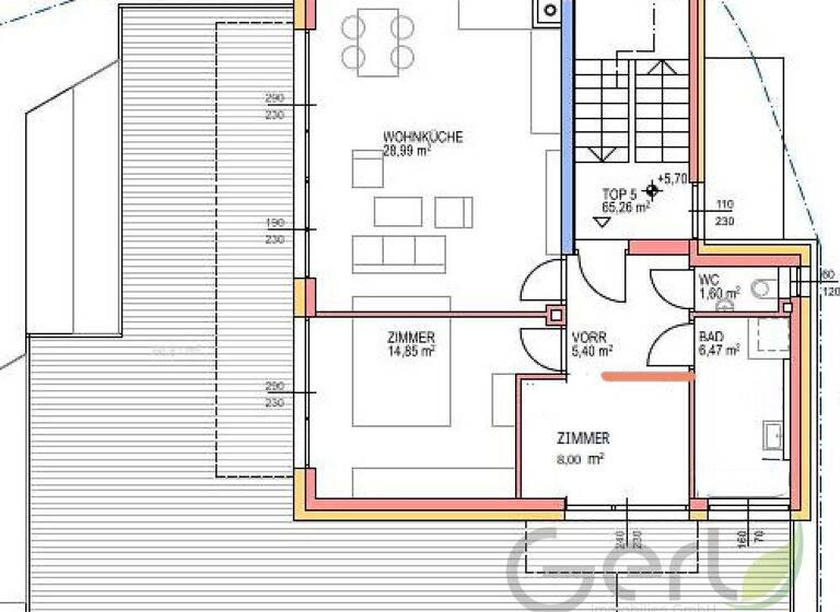 Terrassenwohnung zum Kauf 670.000 € 3 Zimmer 64,8 m² Maxglan Salzburg 5020