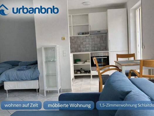 Studio zur Miete Wohnen auf Zeit 890 € 1 Zimmer 43 m² frei ab sofort Kirchstraße 0 Schlaitdorf 72667