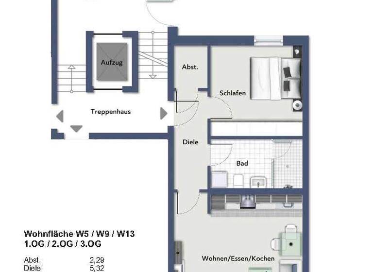 Wohnung zum Kauf - Erstbezug 363.000 € 2 Zimmer 57,6 m² Äußere Sulzbacher Straße 145 St Jobst Nürnberg 90491