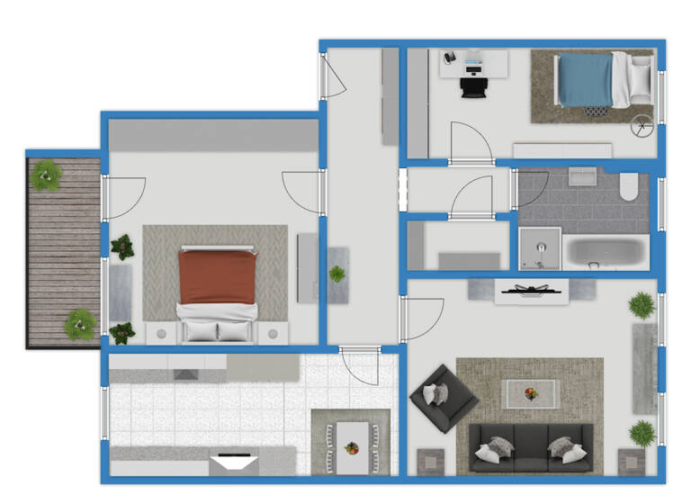 Wohnung zum Kauf 235.000 € 3 Zimmer 75,7 m²<br/>Wohnfläche 1.<br/>Geschoss Anhalter Straße 5 Nördliche Innenstadt Halle 06108