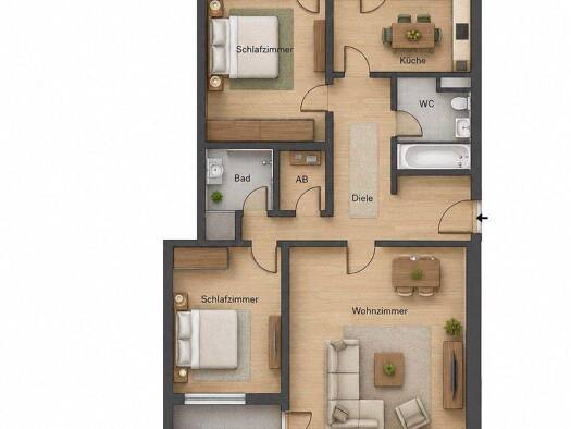 Wohnung zum Kauf 596.000 € 3 Zimmer 85,5 m² 6. Geschoss Sendling-Westpark München 81369