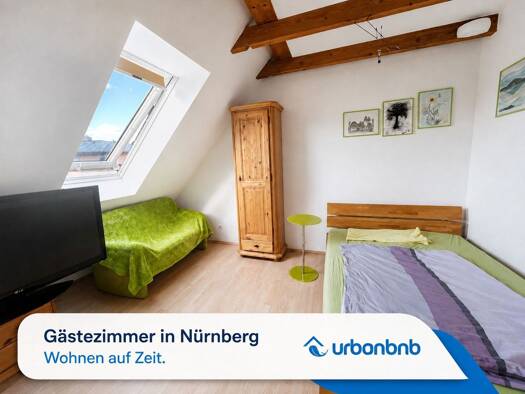 WG-Zimmer zur Miete auf Zeit 18 m² frei ab sofort Montessoristraße Langwasser Südöstliche Außenstadt 90471