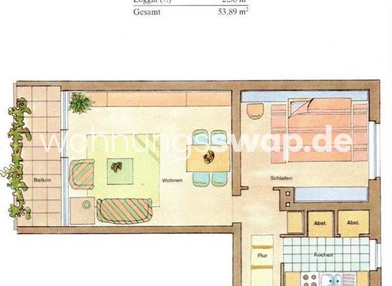 Studio zur Miete Tauschwohnung 470 € 2 Zimmer 54 m² EG Moabit Berlin 10559