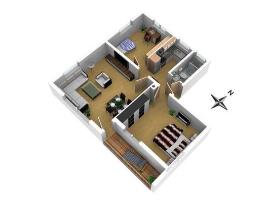 Wohnung zum Kauf 200.000 € 3 Zimmer 58,3 m² Geschoss EG/3 frei ab sofort Mimmenhausen Salem 88682