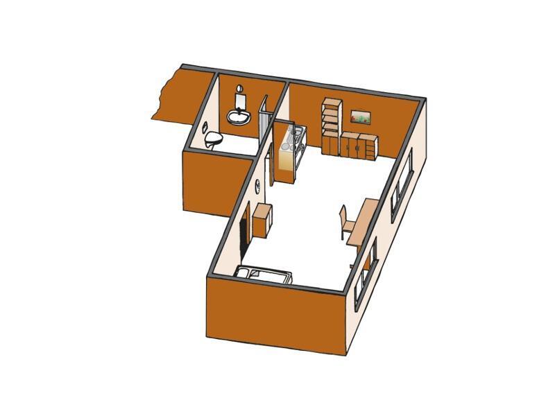 Wohnung zur Miete 187 € 1 Zimmer 26,7 m²<br/>Wohnfläche 3.<br/>Geschoss Gustav-Weidanz-Weg 6 Südliche Neustadt Halle (Saale) 06124