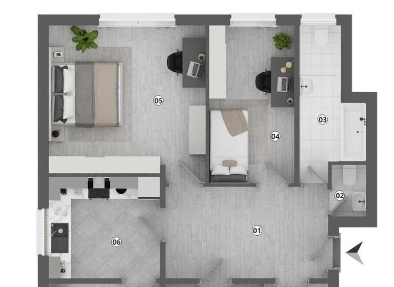 Wohnung zum Kauf 198.000 € 4 Zimmer 93 m² 2 Geschosse Altenwalde Cuxhaven 27478