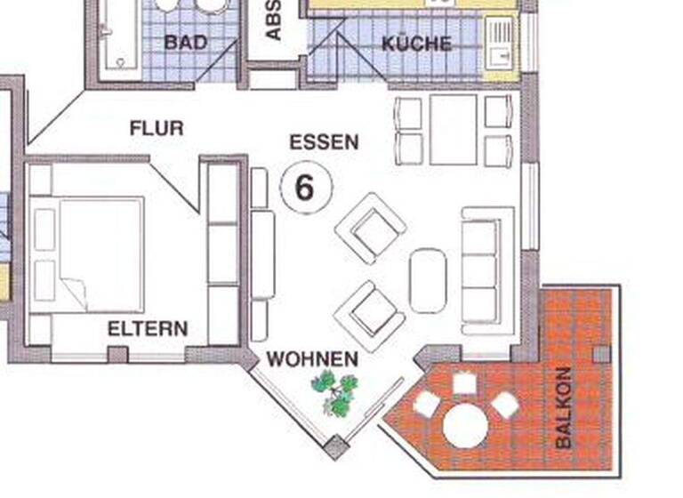 Wohnung zur Miete 489 € 2 Zimmer 53 m² 2. Geschoss frei ab 01.03.2026 Feldstr. 1d Eckardtshausen 99819