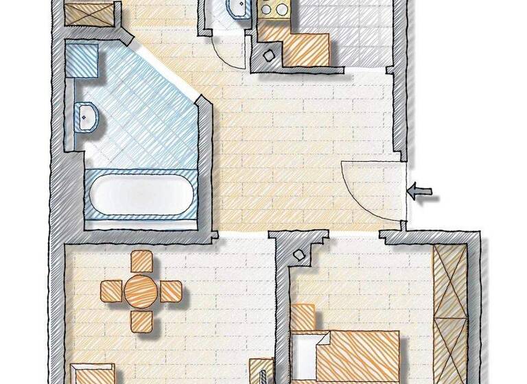 Wohnung zum Kauf 249.000 € 2,5 Zimmer 68,5 m² 3. Geschoss frei ab sofort St Peter Nürnberg 90478