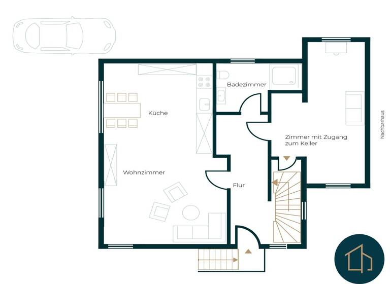 Doppelhaushälfte zum Kauf 799.000 € 4 Zimmer 122 m² 1.049 m² Grundstück Eidelstedt Hamburg 22523