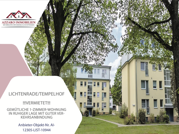 Wohnung zum Kauf als Kapitalanlage geeignet 119.000 € 1 Zimmer 37 m² Berlin 12305