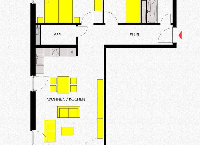 Wohnung zur Miete 1.249 € 3 Zimmer 88,4 m² 3. Geschoss Angerstraße 22 Schönefeld 12529