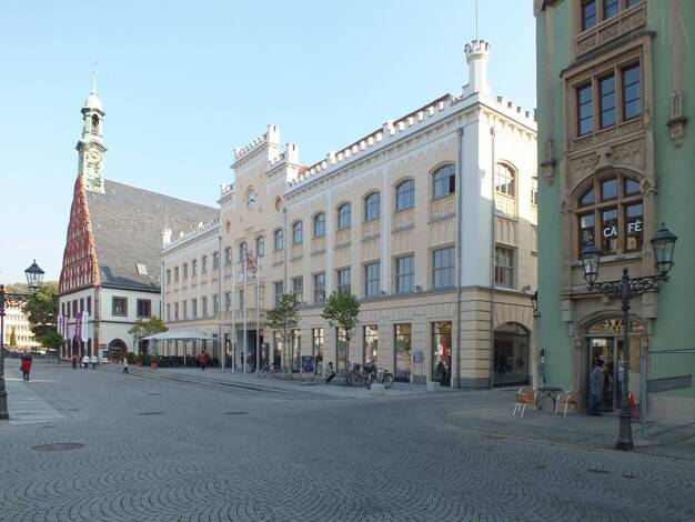Verkaufsfläche zur Miete provisionsfrei 900 € 73,5 m² Verkaufsfläche Hauptmarkt 2 Innenstadt Zwickau 08056