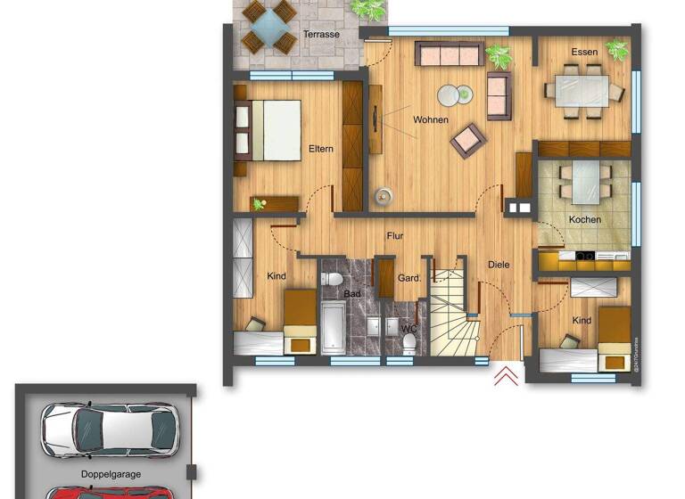 Einfamilienhaus zum Kauf 369.000 € 8 Zimmer 170 m² 965 m² Grundstück Sottrum 27367