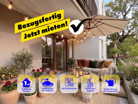 Wohnung zur Miete - Erstbezug 855 € 2 Zimmer 43 m² EG frei ab 01.10.2026 Zöbigkerstraße Markkleeberg Markkleeberg 04416