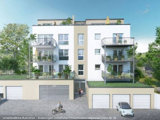 Terrassenwohnung zum Kauf - Erstbezug provisionsfrei 502.700 € 4,5 Zimmer 110,6 m² EG Bismarckstraße 48 Bad Mergentheim 97980