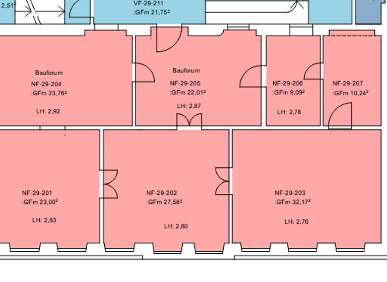Bürofläche zur Miete provisionsfrei 1.110 € 4 Zimmer 148 m² Bürofläche Friedrichstr.29 Friedrichstadt Dresden 01067