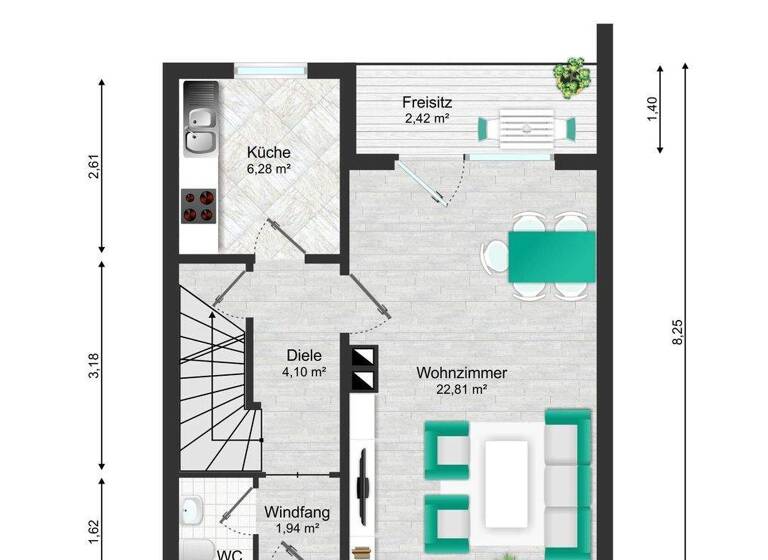 Reihenendhaus zum Kauf 325.000 € 5 Zimmer 80 m² 467 m² Grundstück frei ab 01.05.2026 Birken Bayreuth 95447