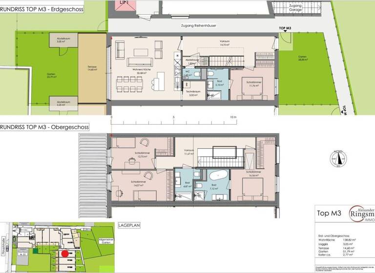 Wohnung zum Kauf - Erstbezug provisionsfrei 1.144.500 € 5 Zimmer 138,8 m² EG Maria Enzersdorf 2344