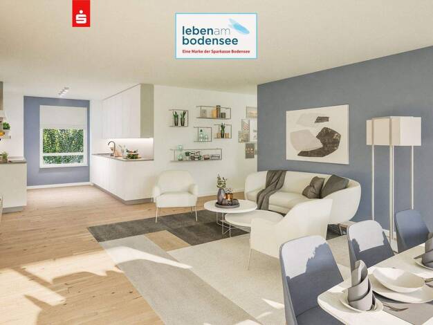 Wohnung zum Kauf - Neubau provisionsfrei 770.000 € 5 Zimmer 120,4 m² Fischbach Friedrichshafen 88048