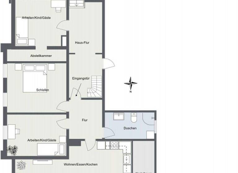 Wohnung zur Miete 769 € 3 Zimmer 79 m² 1. Geschoss frei ab 01.05.2026 Brookredder 2 Traventhal 23795