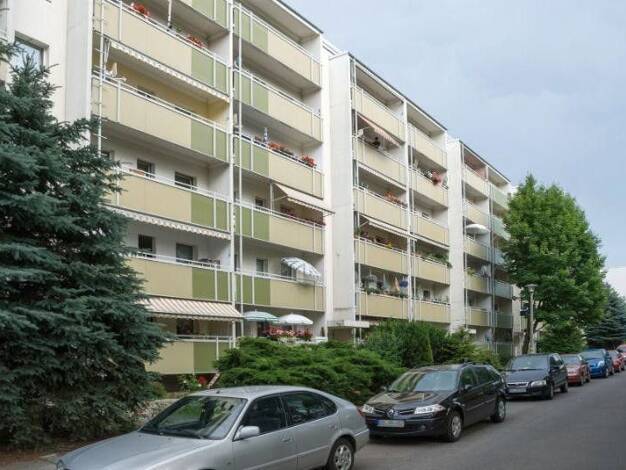 Wohnung zur Miete 652 € 3 Zimmer 64,3 m² 1. Geschoss frei ab 17.10.2026 Weideweg 10 Gorbitz-Süd Ortsamtsbereich Cotta 01169