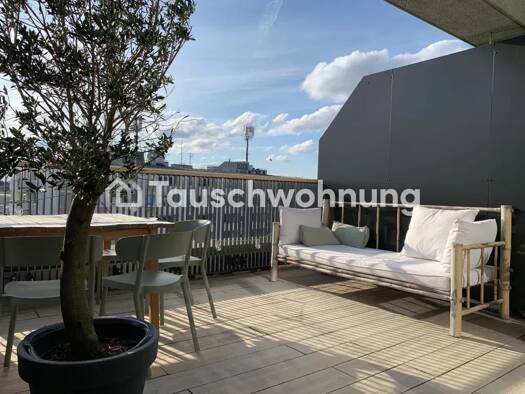 Loft zur Miete Tauschwohnung 2.100 € 2 Zimmer 78 m² 7. Geschoss Schwabing-West München 80797