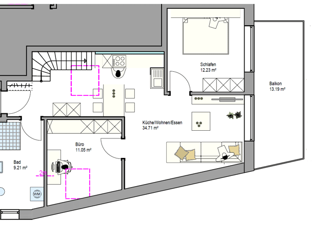Maisonette zum Kauf - Neubau provisionsfrei 613.400 € 4 Zimmer 87,4 m² Friedrichshafen Friedrichshafen 88045