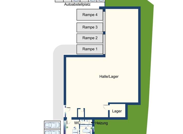 Halle/Industriefläche zum Kauf 740 m² Lagerfläche Austraße 21 Sulz 6832