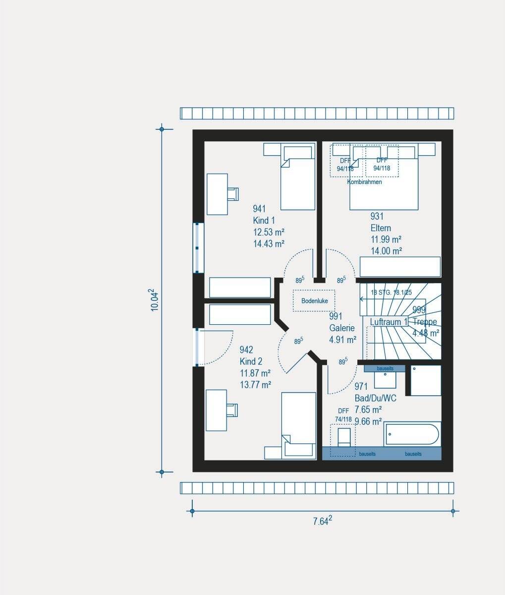 Immobilie in Steinmauern - Double 10 - Eleganz und Raumkomfort im Doppelhaus vereint - Bild 3