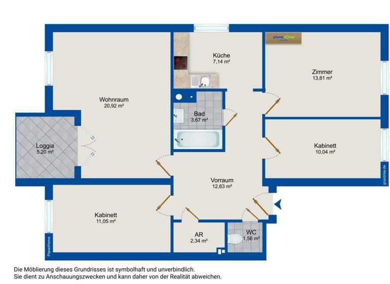 Wohnung zum Kauf 239.000 € 4 Zimmer 83,2 m² 1. Geschoss Stockerau 2000