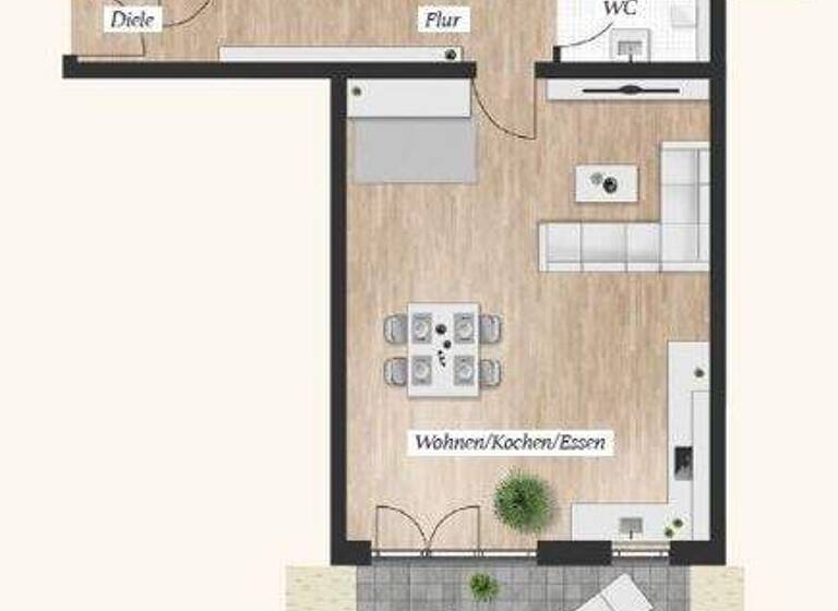 Wohnung zur Miete 1.455 € 3 Zimmer 88,1 m² EG Pfettrachgasse 4 Nikola Landshut 84034