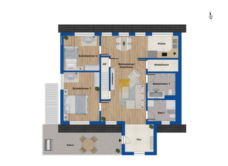 Wohnung zum Kauf 350.000 € 3 Zimmer 96 m² Wolgast 17438