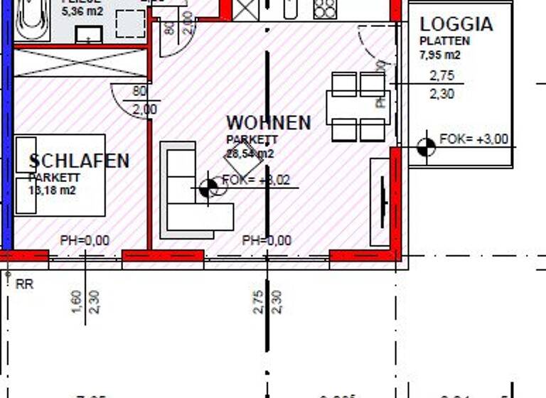 Wohnung zum Kauf provisionsfrei 305.256 € 3 Zimmer 72,7 m² 1. Geschoss Thalheim bei Wels 4600