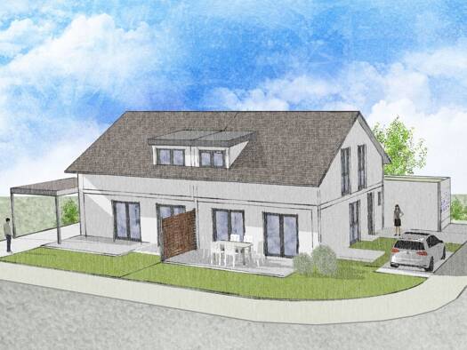 Doppelhaushälfte zum Kauf 780.000 € 6 Zimmer 165 m² 241 m² Grundstück Gärtringen 71116