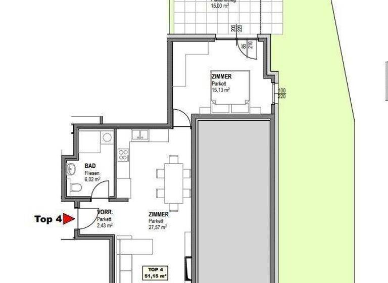 Wohnung zum Kauf - Erstbezug 335.000 € 51 m² EG Wien 1210