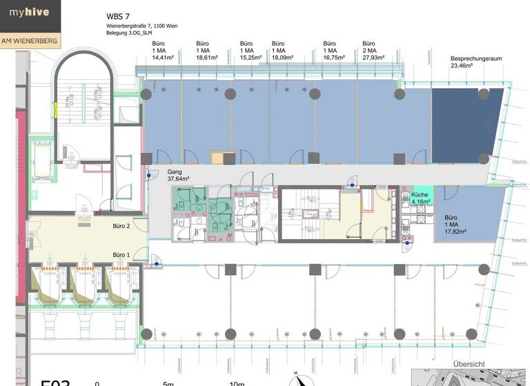 Bürofläche zur Miete 15,50 € 200 m² Bürofläche Wien 1100