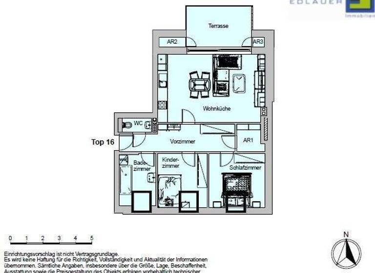 Wohnung zur Miete 700 € 3 Zimmer 72,3 m² St. Pölten 3100