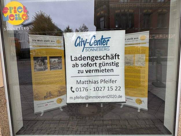 Kaufhaus zur Miete provisionsfrei 1.100 € 2 Zimmer 140 m² Verkaufsfläche teilbar von 140 m² bis 140 m² Bahnhofstraße 44 Sonneberg Sonneberg 96515