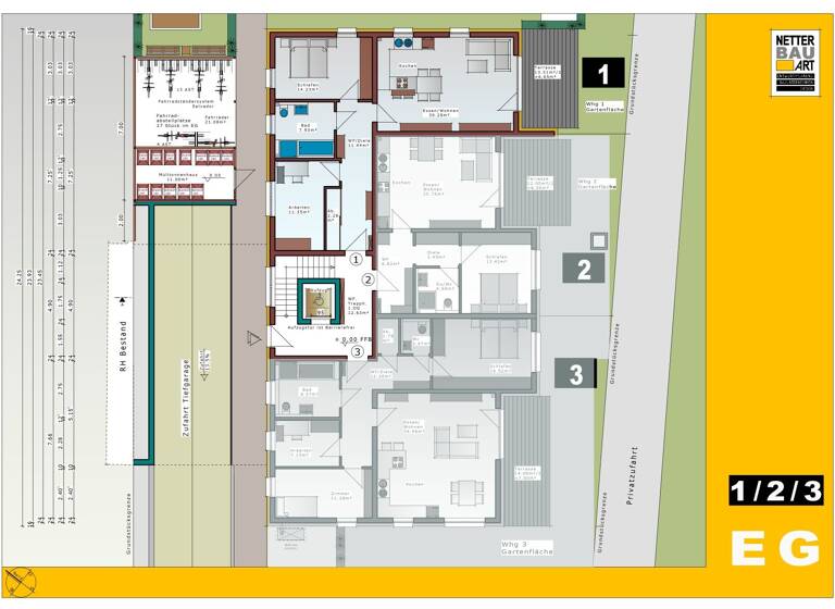 Wohnung zum Kauf provisionsfrei 507.500 € 3 Zimmer 84,1 m²<br/>Wohnfläche EG<br/>Geschoss Sprottauer Str. 105 Altenfurt Nürnberg 90475