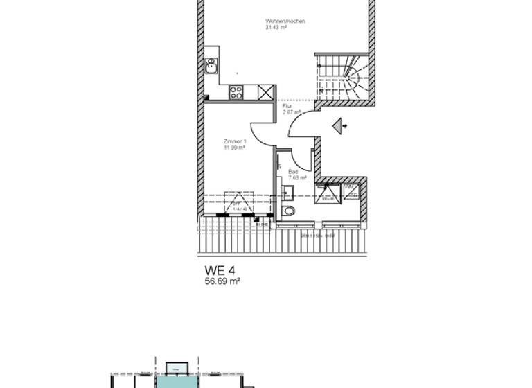 Maisonette zum Kauf - Erstbezug 435.000 € 3 Zimmer 80 m² Achterschlag 138 Curslack Hamburg 21039