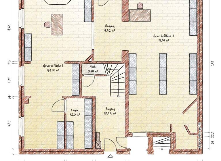 Mehrfamilienhaus zum Kauf 145.000 € 7 Zimmer 192,8 m² 347 m² Grundstück frei ab sofort Pewsum Krummhörn 26736